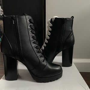 Steve Madden Heeled Combat Boots